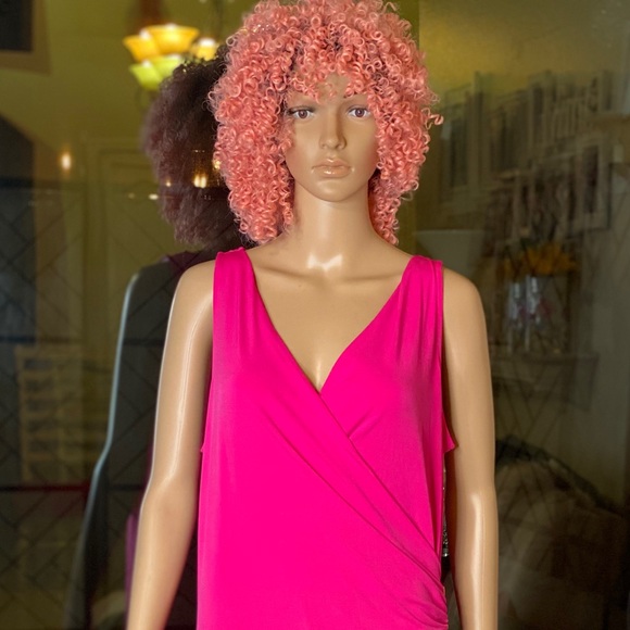 michael kors neon dress Michael Kors Dresses | Michael Kors Vibrant Pink And Black Mini Dress | Color: Pink | Size: 10